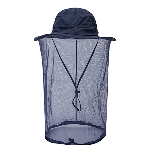VanderHOME Outdoor Sonnenhut Mückenschutz UV Schutz Buschhut Anglerhut für Damen Herren Atmungsaktiv Safari Hut mit Moskitonetz Schnelltrocknender Faltbar Moskito Kopfnetz Hut von VanderHOME