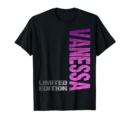 Vanessa Name Vorname Mädchen Frau Geburtstag T-Shirt von Vanessa Vorname Mädchen Frau Name