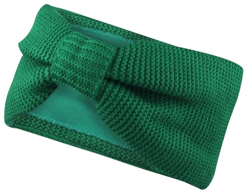 Vanessa & Melissa Gestricktes Damen Stirnband mit Schleife, Mädchen Haarband gefüttert mit warmem Fleece Innenfutter, Ohrenschützer SB1015 von with love, Vanessa & Melissa