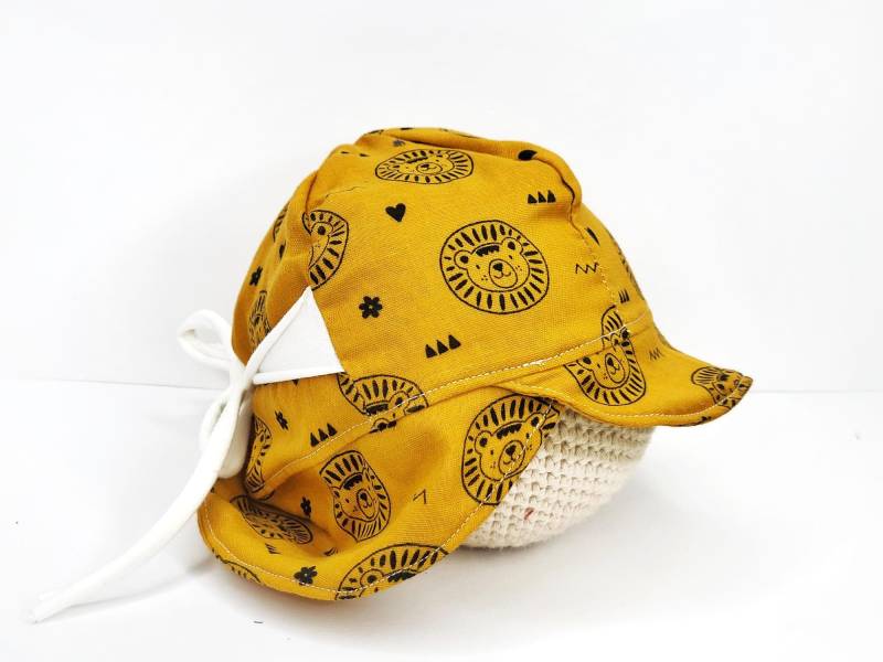 Sonnenhut Aus Musselin, Babyhut, Musselinhut Sommerhut von VanessasKreativCaos