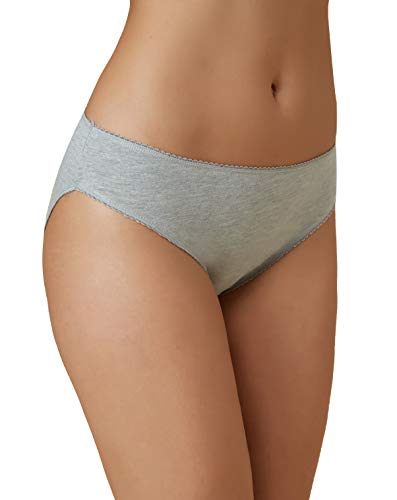 Vanever Damen Slips Baumwolle Cotton Bikini 5er Pack Sexy Soft Unterwäsche Panties Schwarz & Weiß & Grau 10 von Vanever