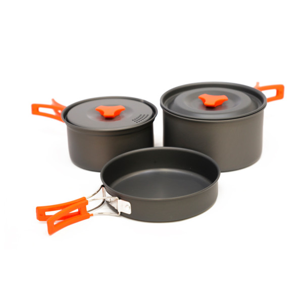 Vango - Hard Anodised Cook Kit - Topf Gr 1 Person grau von Vango