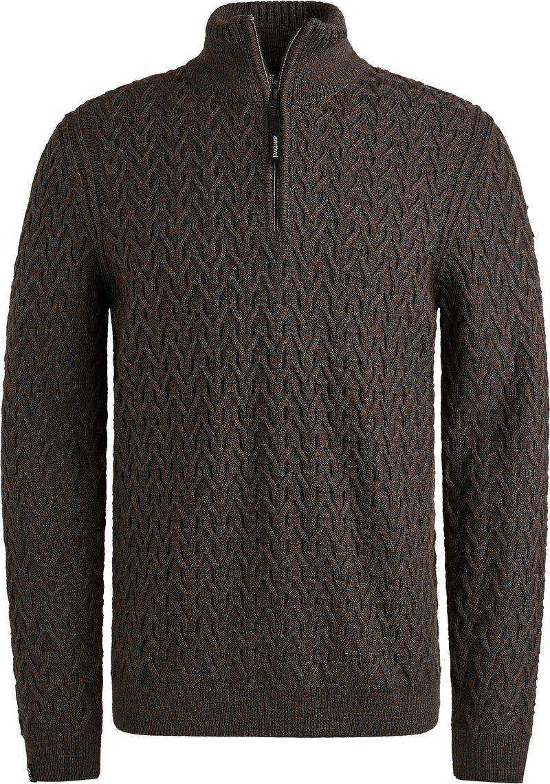 Vanguard Halfzip Pullover Braun - Größe 3XL von Vanguard