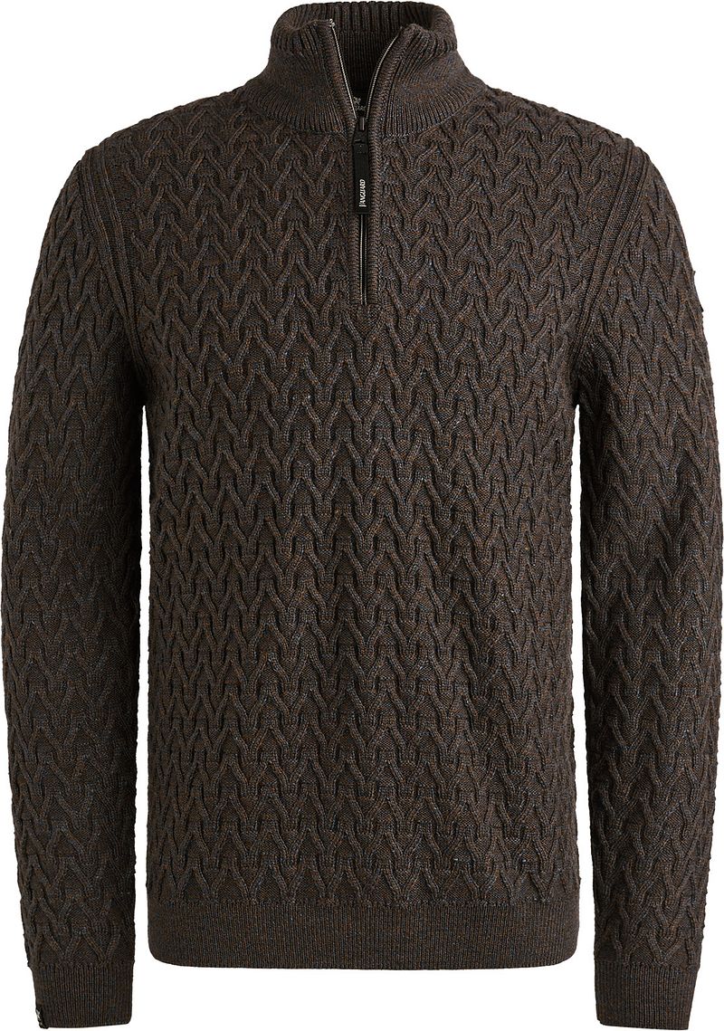 Vanguard Halfzip Pullover Braun - Größe M von Vanguard