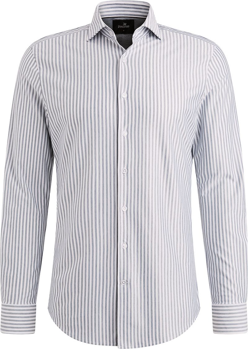 Vanguard Hemd Elevated Knit Streif Blau - Größe XXL Vanguard Hemd Elevated Knit Streif Blau - Größe XXL von Vanguard