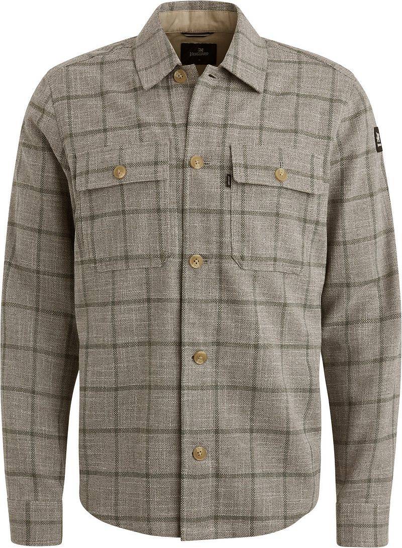 Vanguard Hemdjacke Karos Taupe - Größe XL von Vanguard