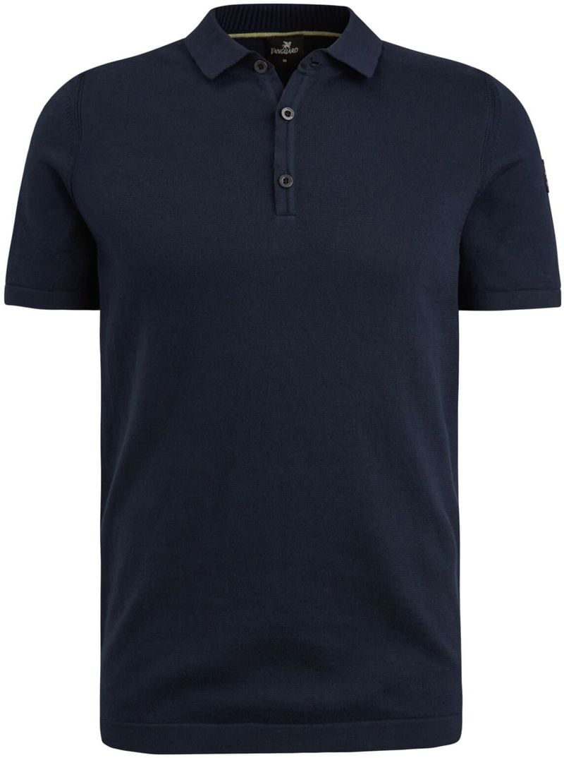 Vanguard Knitted Polo Navy - Größe M von Vanguard