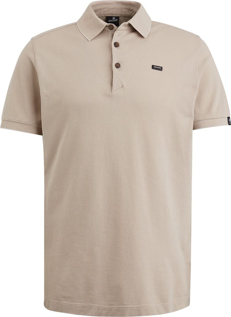 Vanguard Knitted Poloshirt Beige - Größe L von Vanguard