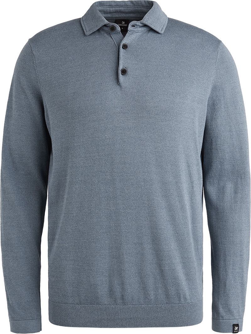 Vanguard Longsleeve Polo Blau - Größe L von Vanguard