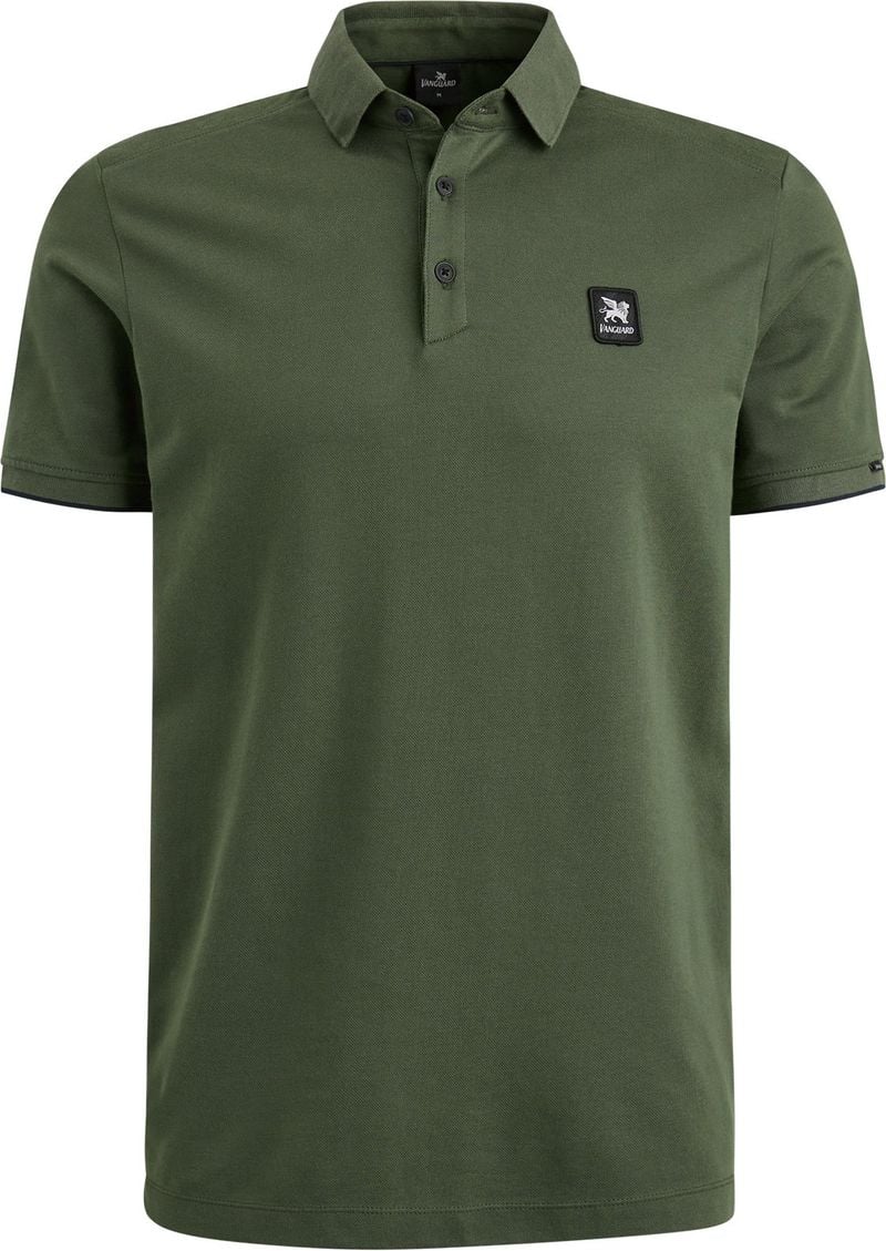 Vanguard Piqué Poloshirt Gentleman Dunkelgrün - Größe M von Vanguard