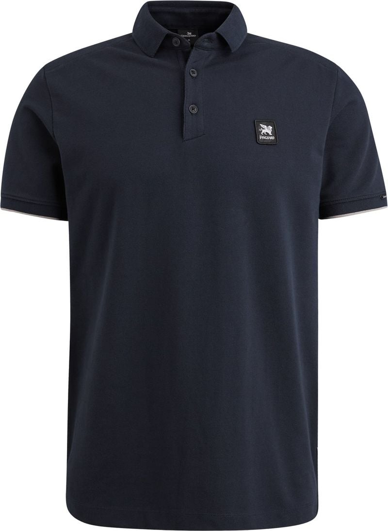 Vanguard Piqué Poloshirt Gentleman Navy - Größe M von Vanguard