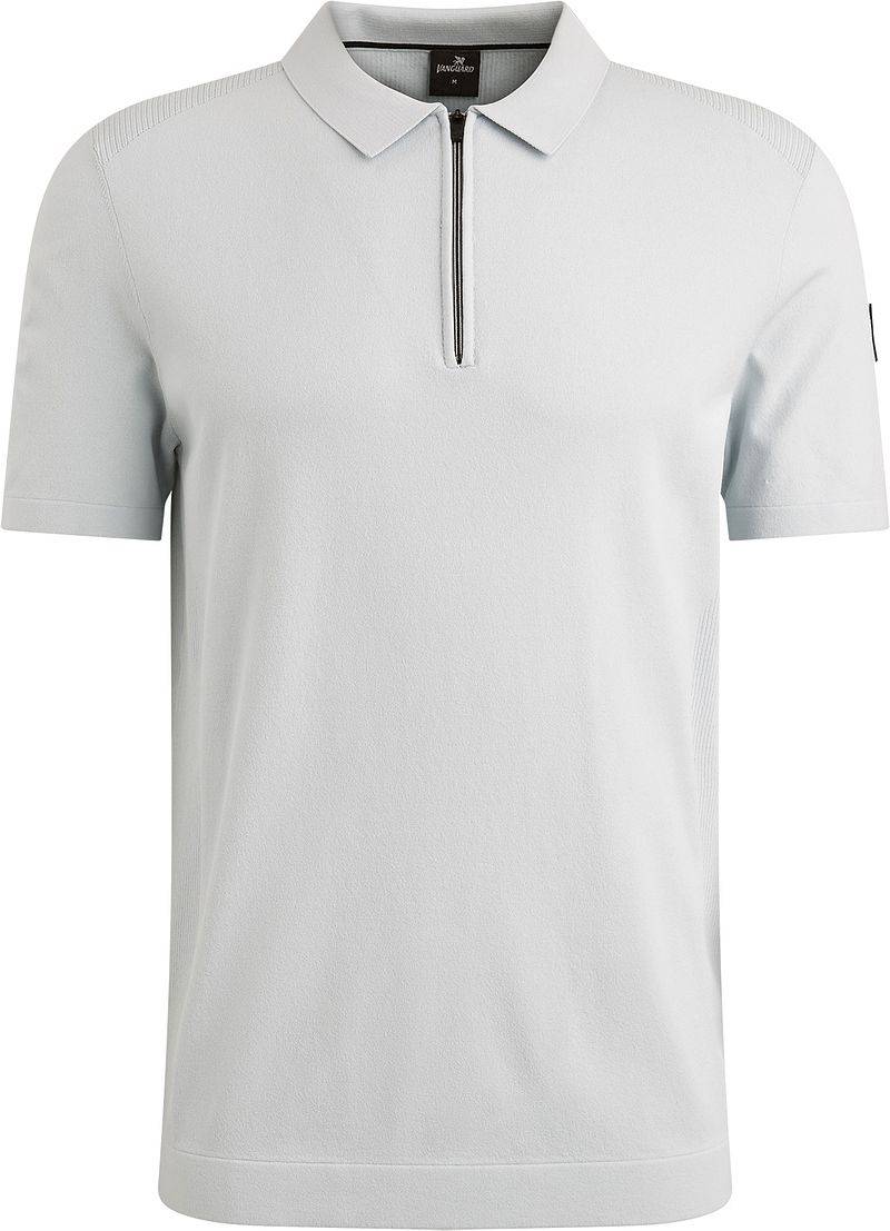 Vanguard Polo Half-Zip Hellblau - Größe XXL von Vanguard