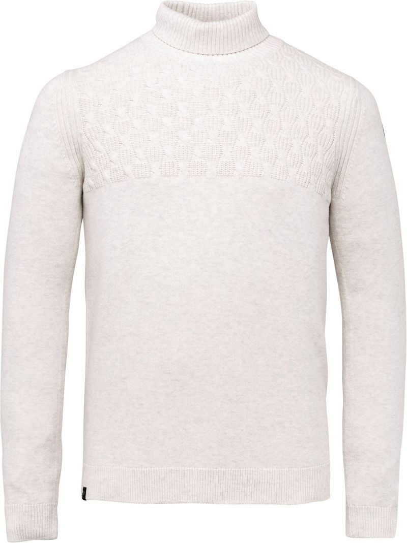 Vanguard Rollkragenpullover Knitted Off White - Größe XXL von Vanguard