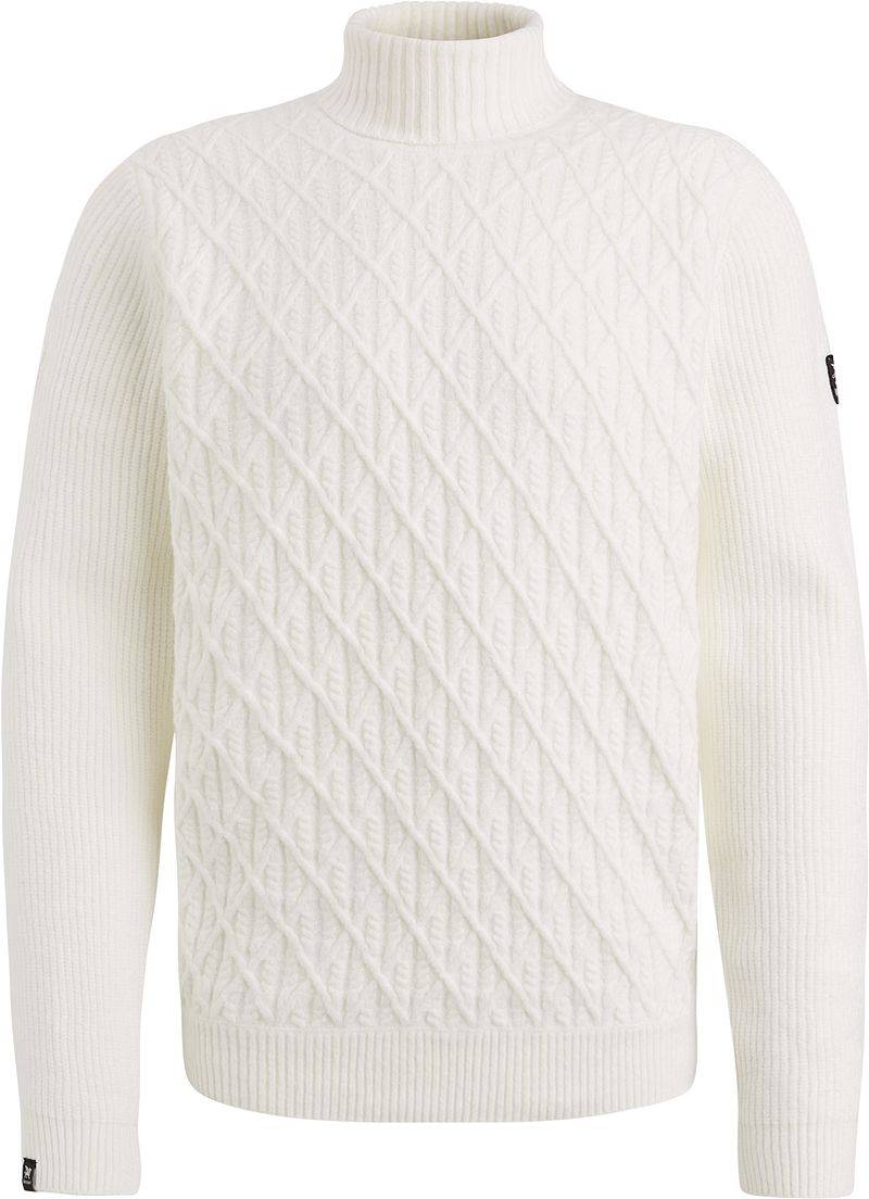 Vanguard Rollkragenpullover Struktur Off White - Größe XL von Vanguard