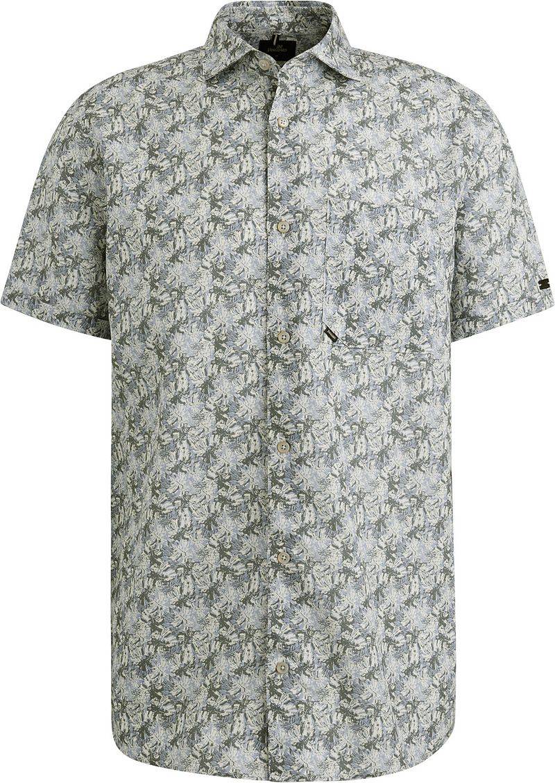 Vanguard Short Sleeve Hemd Print Blau Grün - Größe XXL von Vanguard