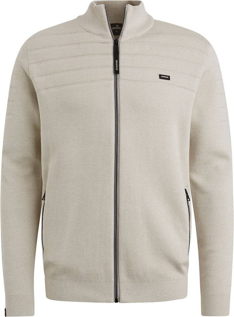 Vanguard Strickjacke Baumwolle-Modal-Mischung Beige - Größe XXL von Vanguard