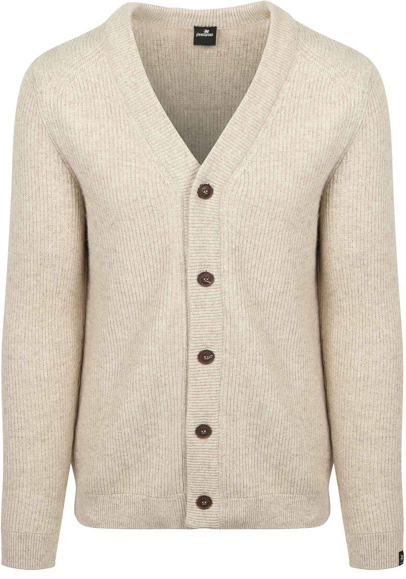 Vanguard Strickjacke Wool Blend Beige - Größe 3XL von Vanguard