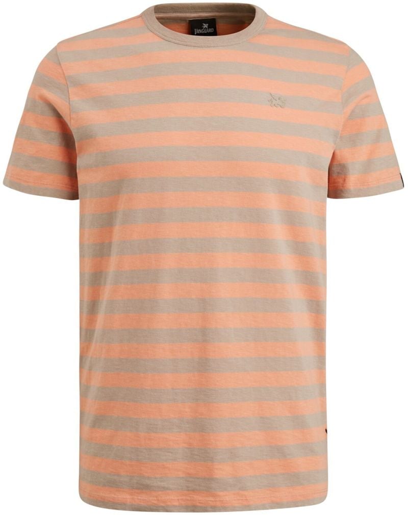 Vanguard T-Shirt Streifen Orange - Größe L von Vanguard