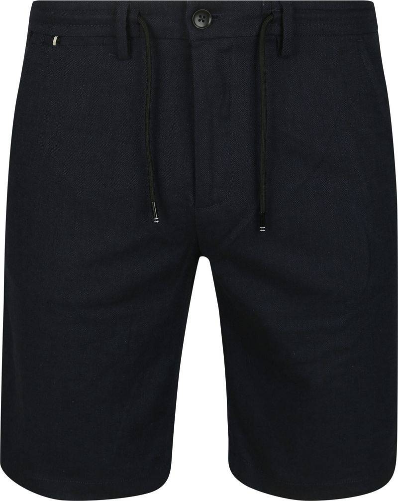 Vanguard V11 Short Herringbone Linen Blend Navy - Größe 38 von Vanguard