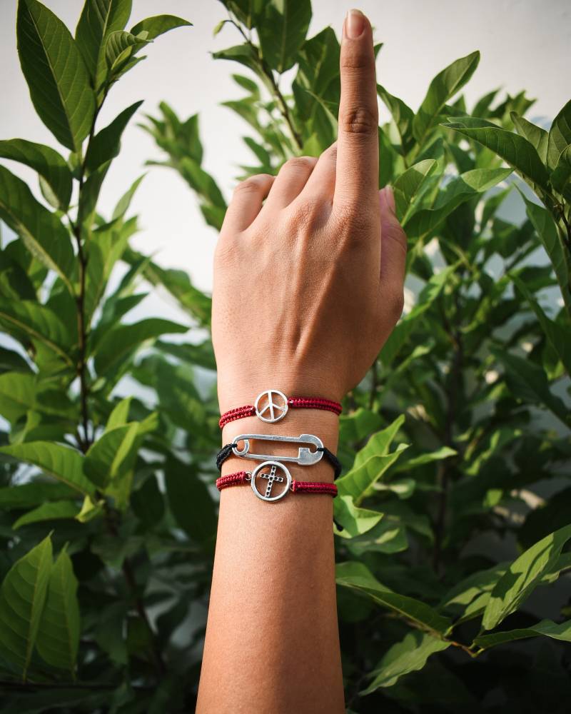 sterling Silber Pin Armband Glaube Schmuck sterling Silber Pin Armband Glaube Schmuck von VaniInc
