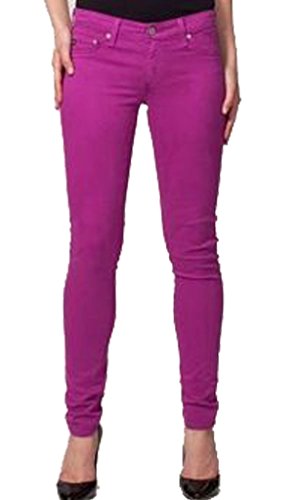 Vanilla Inc Jegging-Jeans für Damen, Mädchen, super dehnbar, Größe 36-54 Gr. 40, violett von Vanilla Inc