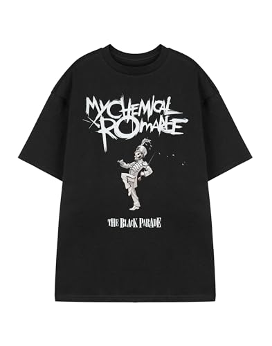 My Chemical Romance Unisex-T-Shirt, kurzärmelig, Rosen-Grafik-T-Shirt für Teenager und Erwachsene, Band-Logo, Rockmusik-Bekleidung, alternatives Punk-Merchandise-Fangeschenk, Schwarz, Schwarz - My Chemical Romance Unisex-T-Shirt, kurzärmelig, Rosen-Grafik-T-Shirt für Teenager und Erwachsene, Band-Logo, Rockmusik-Bekleidung, alternatives Punk-Merchandise-Fangeschenk, Schwarz, Schwarz - von Vanilla Underground