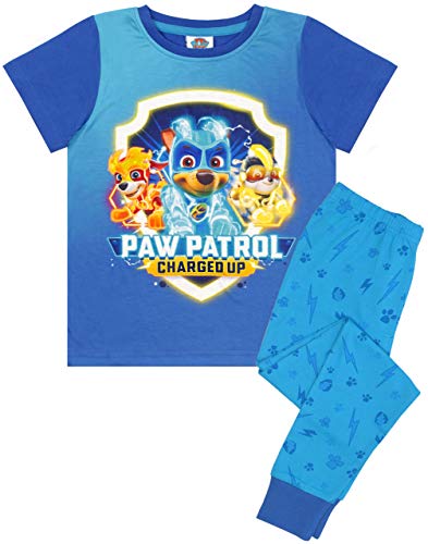 Paw Patrol Pyjamas für Jungen Mächtige Welpen Chase Kids Long Blue PJs Set 4-5 Jahre von Vanilla Underground