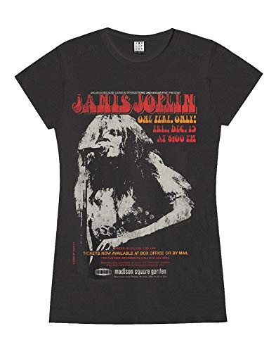 Verstärktes Janis Joplin Damen T-Shirt von Vanilla Underground