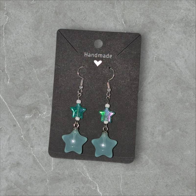 sternen Ohrringe in Verschiedenen Farben von VanisCreativespace