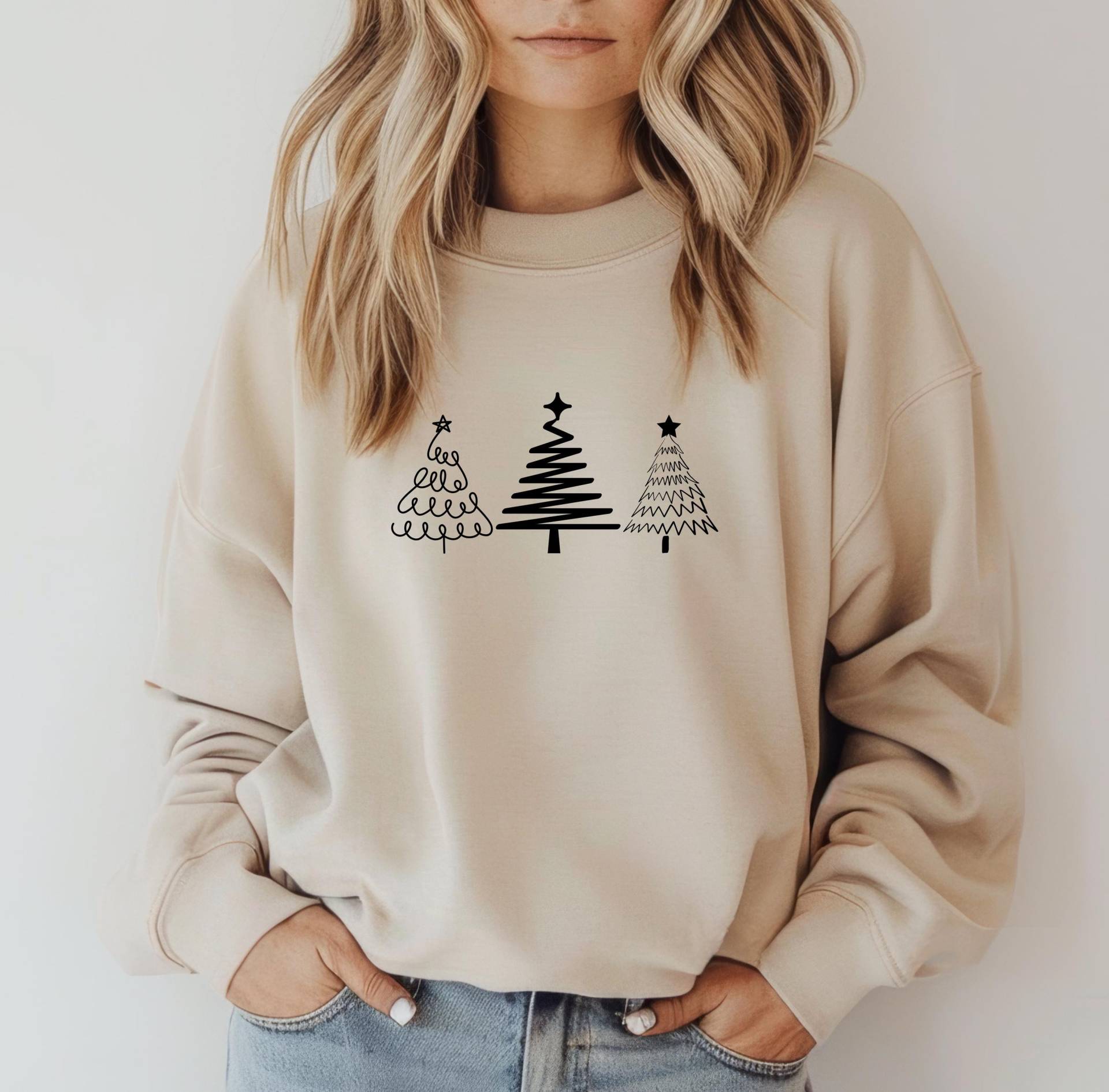 Weihnachten Pullover, Sweatshirt, Schöner Pullover Zur Weihnachtszeit, Weihnachtsoutfit, Warmer Sweater, Geschenkidee Für Sie von VanisPrintWorld