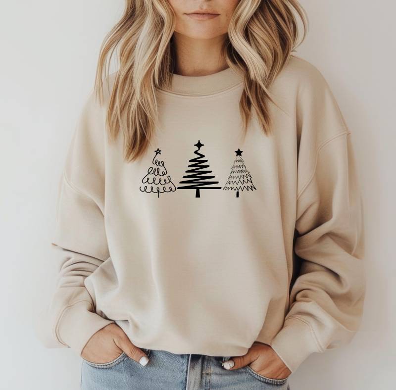 Weihnachten Pullover, Sweatshirt, Schöner Pullover Zur Weihnachtszeit, Weihnachtsoutfit, Warmer Sweater, Geschenkidee Für Sie von VanisPrintWorld