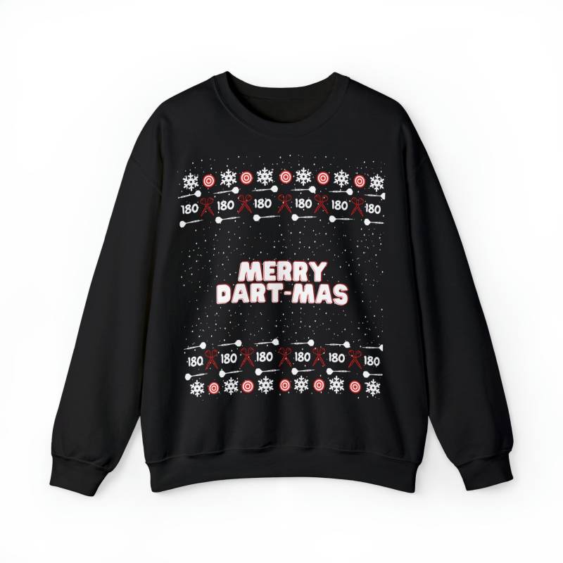 Dart Weihnachts-Sweatshirt Unisex, Geschenk Für Dartspieler, Weihnachtspullover, Festliche Sweatshirt, Winter Sweatshirt Crewneck Dart Weihnachts-Sweatshirt Unisex, Geschenk Für Dartspieler, Weihnachtspullover, Festliche Sweatshirt, Winter Sweatshirt Crewneck von VanisVisuals