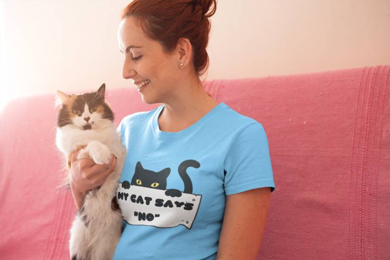 Lustiges Tshirt "Meine Katze Sagt Nein", Witziges Katzen Shirt, Geschenk Für Katzenliebhaber, Tierliebhaber, Unisex Lustiges Tshirt "Meine Katze Sagt Nein", Witziges Katzen Shirt, Geschenk Für Katzenliebhaber, Tierliebhaber, Unisex von VanisVisuals