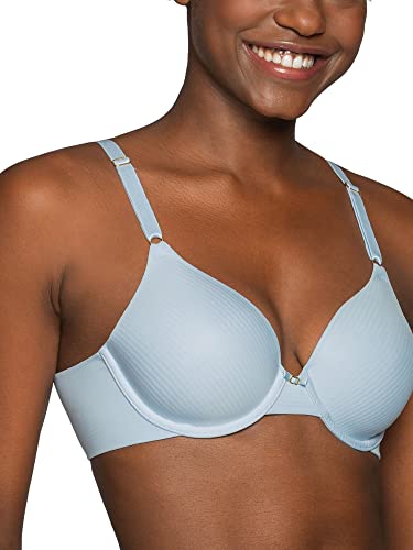 Vanity Fair Damen Beauty Back Bügelloser 72419 BH, Bügel, blau gestreift, 80D von Vanity Fair