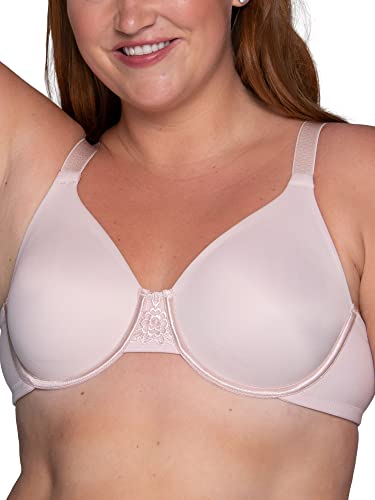Vanity Fair Damen Beauty Back Smoothing Bra, Bust Line 1.5", Non Padded Cups Up to H Minimizer-BH, Durchsichtig, Quarz, 80D von Vanity Fair