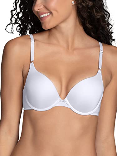 Vanity Fair Damen Extreme Ego Boost 2131101 Push-Up-BH, Weiss/opulenter Garten, 75A von Vanity Fair