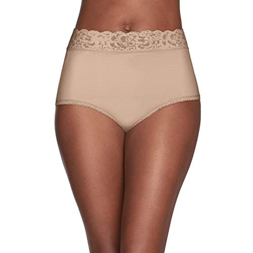 Vanity Fair Damen Panty 13281, schmeichelnde Spitze Slip, Beige, 7 von Vanity Fair