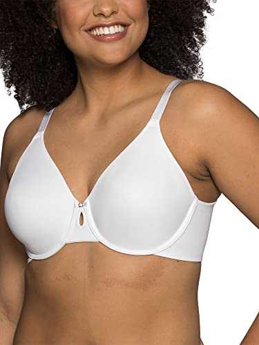 Vanity Fair Ungefütterte BHs für Damen mit Bügel (34C-44DDD), Glättung - Weiß, 75D von Vanity Fair