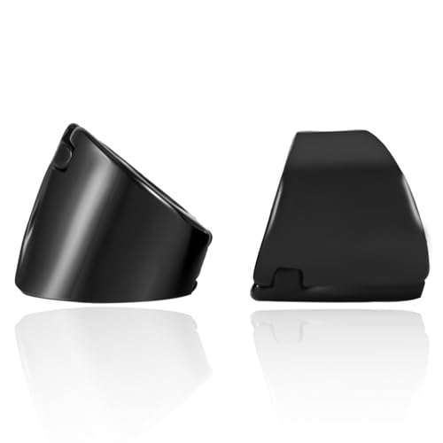 Vankula Ohr Gewichte Flesh tunnel Ear Weights Hangers ohrlobe Manschette Edelstahl für männer damen Ohrpiercing Gestreckte Schmuck 10mm(00G) Schwarz von Vankula