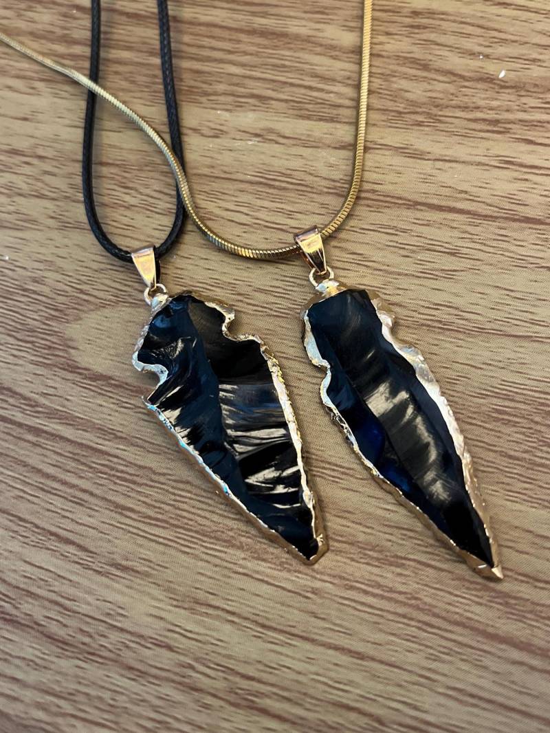Obsidian Pfeilspitze Halskette - Schutz & Innere Stärke von VanneyMoons
