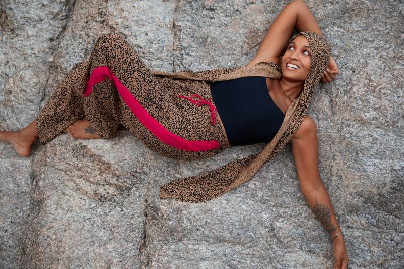 Leopardenhose Boho Hose Leopard Palazzohose Funky Sommerhose Animal Print Weitbeinhose One Size Leopardenhose Boho Hose Leopard Palazzohose Funky Sommerhose Animal Print Weitbeinhose One Size von VanoushLove