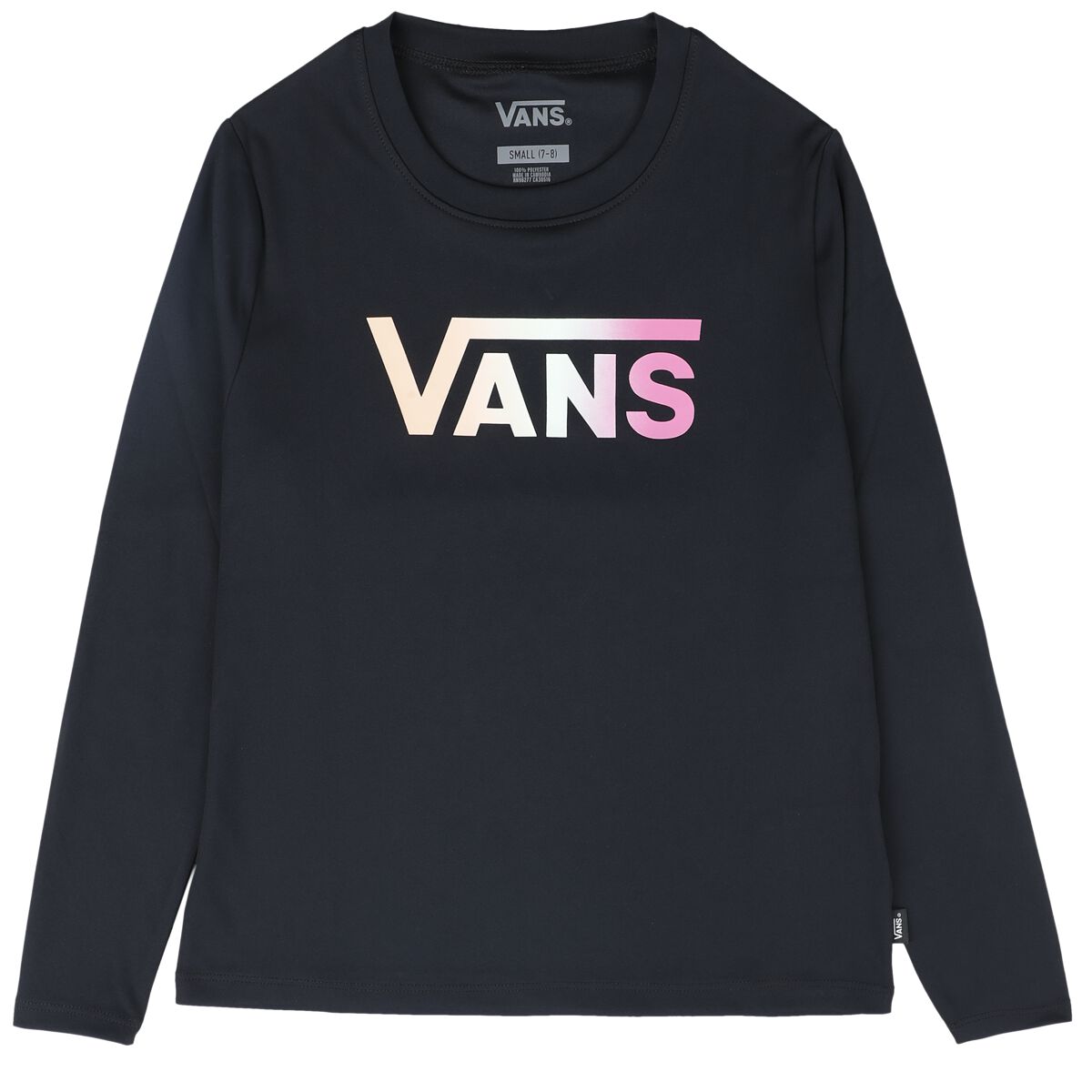 Vans Kids Langarmshirt - Flying V LS Sun - S bis XL - für Damen - Größe L - schwarz von Vans Kids