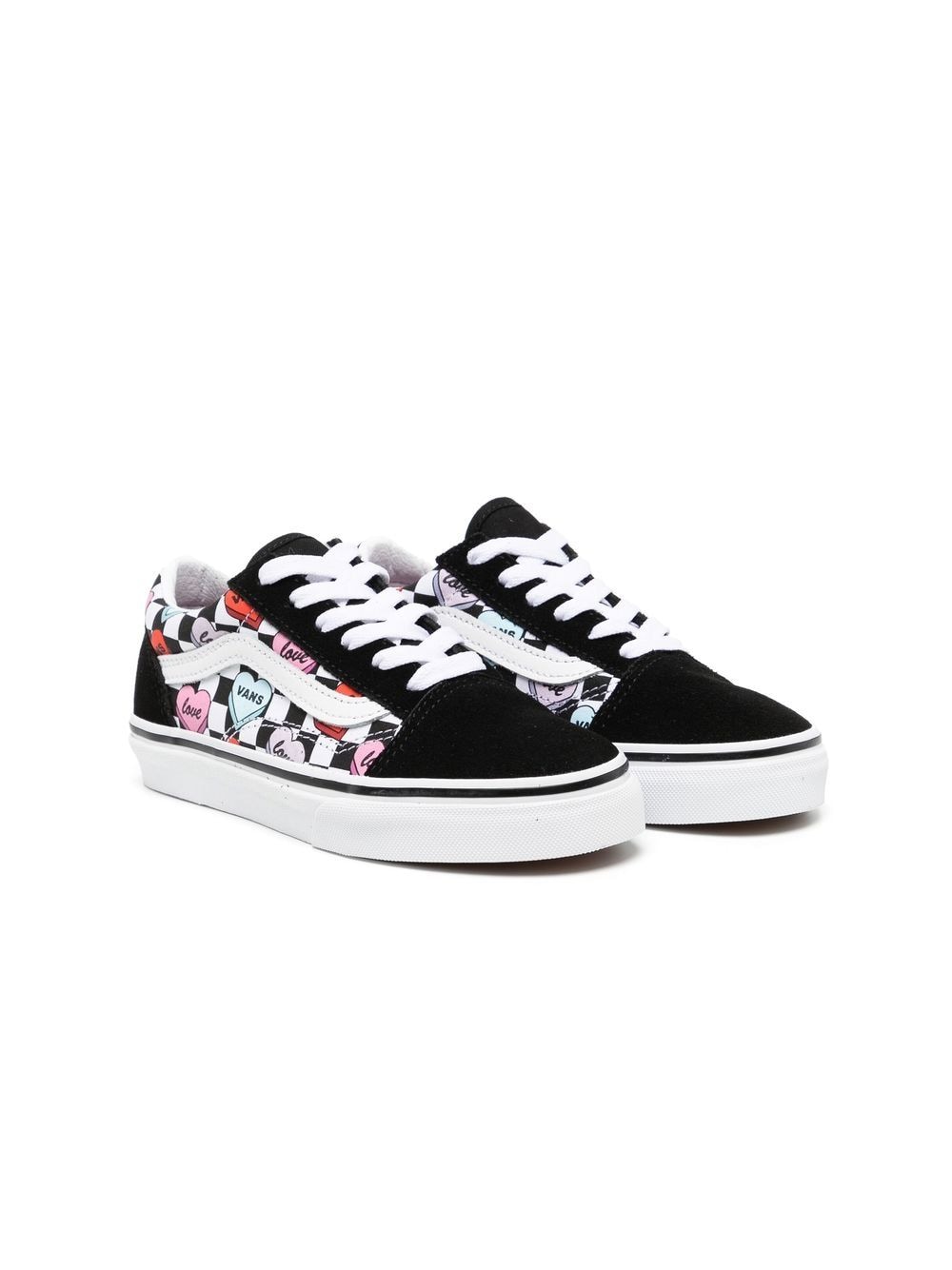 Vans Kids Sneakers mit Herz-Print - Schwarz von Vans Kids