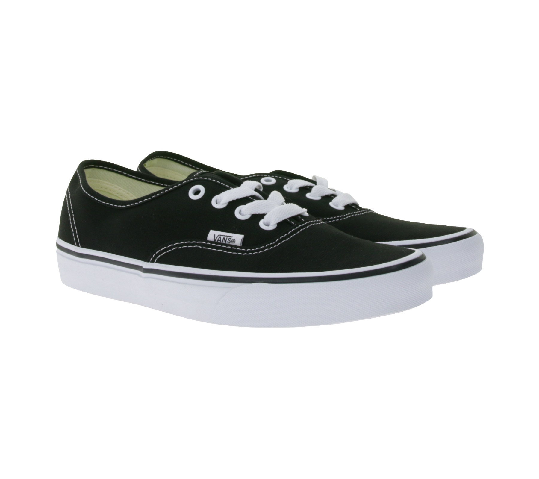 VANS Authentic Damen Low-Top Sneaker im Old-School-Look Skater-Schuhe VN000EE3BLK1 Schwarz von Vans