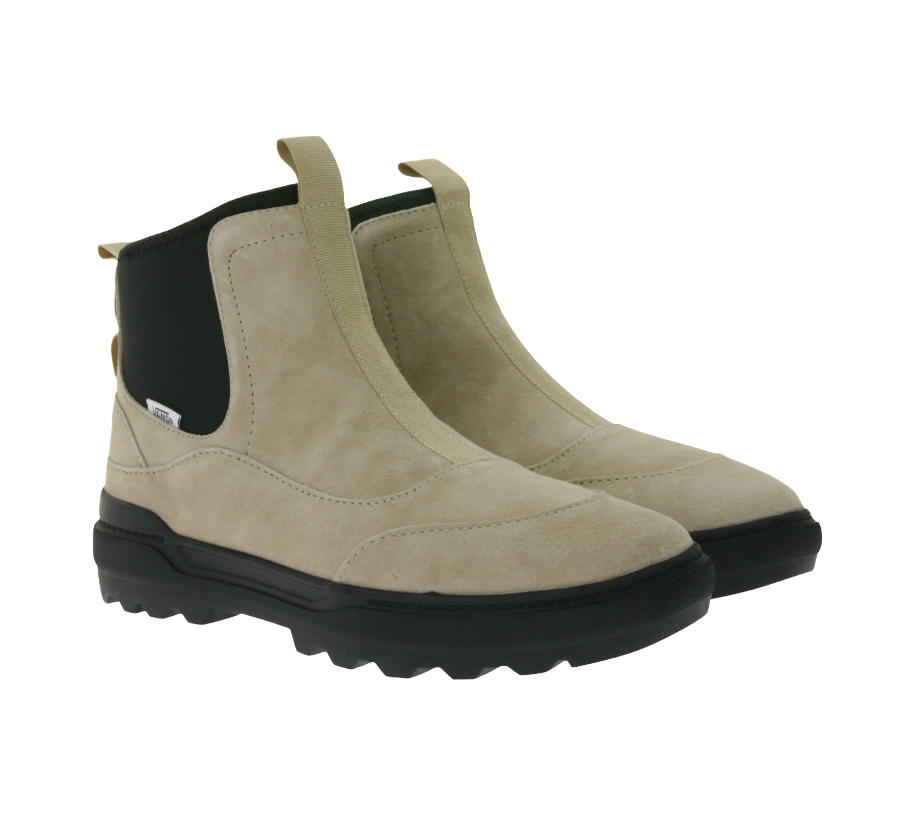 VANS Colfax Damen Boots mit UltraCush-Innensohle Stiefelette Halbstiefel Winter-Schuhe VN0A5HFAY3U1 Beige/Schwarz von Vans