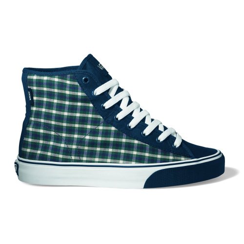 VANS M FERRIS HI VF393BK, Herren Sneaker, blau, (mixed plaid) navy/white ), EU 41 (US 8 1/2) (UK 7 1/2) von Vans