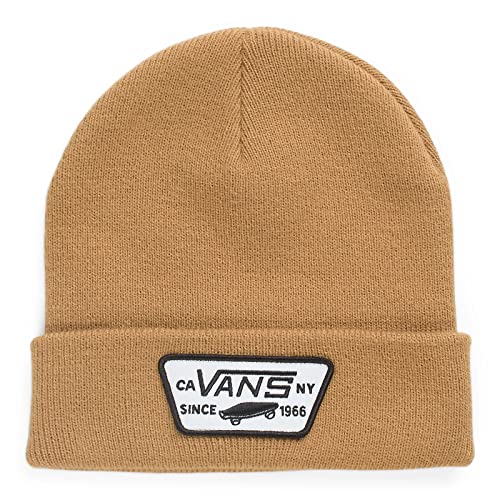 Vans, Unisex Milford Beanie (Bone Brown - One Size), Knochenbraun, Einheitsgröße von Vans