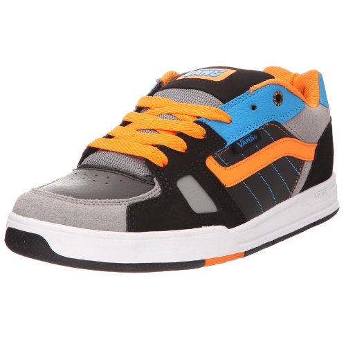 Vans , Herren Casual, Schwarz - Schwarz/Grau/Orange - Größe: 44 EU von Vans