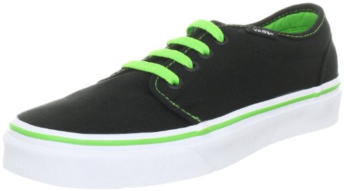 Vans 106 Vulcanized VNJNBG8, Unisex - Erwachsene Klassische Sneakers, Schwarz (Black/Green Flash), EU 36.5 (US 5) von Vans