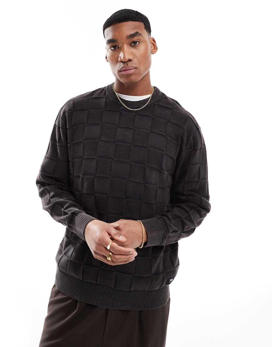 Vans - Acid - Pullover in Schwarz mit Karomuster und Rundhalsausschnitt Vans - Acid - Pullover in Schwarz mit Karomuster und Rundhalsausschnitt von Vans